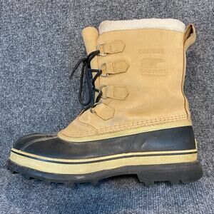 SOREL Caribou Leather Waterproof Winter Snow Boots Men's US 10.5
